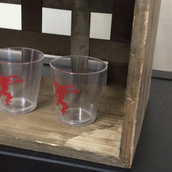 FireBall Bar Shelf With Shot Glasses - Picture 16 of 16